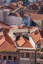 Porto with orange roofs and gray walls Royalty Free Stock Photo