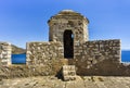 Porto Palermo Castle situated in the bay of Porto Palermo, built in early 19th century by Ali Pasha of Tepelena, Albania