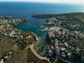 Porto Petro, Majorca aerial view Royalty Free Stock Photo