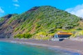 Porto Pim beach at Faial island in Portugal