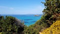 Porto Pinetto seascape. Crystal water in Sardinia, Italy