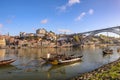 Porto Portugal Ribeira and Douro River Royalty Free Stock Photo