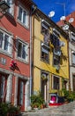 Ribeira area in historic part of Porto Royalty Free Stock Photo