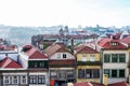 Porto, Portugal - December 2018: View from Miradouro da Rua das Aldas to downtown Porto, with Palacio da Bolsa far away. Royalty Free Stock Photo
