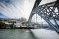 Porto, Portugal at Dom Luis Bridge.