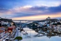 Porto, Portugal, the Douro River, and Dom Luis Bridge