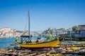 Rabelo boat under construction , Porto, Portugal