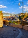 Porto Portugal. Evening sunset picturesque view form the old Royalty Free Stock Photo