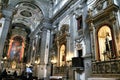 Interior Baroque of Saint Francis church in Porto Royalty Free Stock Photo