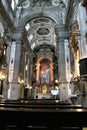 Interior Baroque of Saint Francis church in Porto