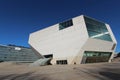 White concrete and glass of the Casa da Musica facade