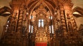 PORTO, PORTUGAL - JANUARY 31, 2019: interior of gothic church of Saint Francis Igreja de Sao Francisco in Porto, Portugal Royalty Free Stock Photo
