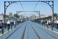 PORTO, PORTUGAL Ã¢â¬â JUNE 05, 2023: Bridge Ponte Luis I over the river Douro