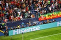 PORTO, PORTUGAL - June 05, 2019: Photographers shoot a match during the UEFA Nations League semi Finals match between national