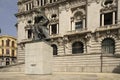 Monument to Almeida Garrett in Porto, Portugal Royalty Free Stock Photo