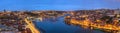 Porto Portugal panorama city skyline Royalty Free Stock Photo