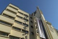 Beautiful view of the facade of the concert hall "coliseu do Porto"