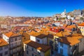 Porto, Portugal old town on the Douro River. Oporto panorama. Royalty Free Stock Photo