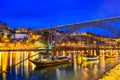 Porto, Portugal on the River Royalty Free Stock Photo
