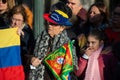 Porto / Portugal - 02/02/2019: Venezuelans in Portugal protest against Nicolas Maduro