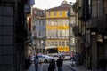 View of one Typical Street in Porto Old Town. Porto City, Portugal. Royalty Free Stock Photo