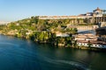 Porto, Portugal - 08/21/2019: view to the Serra do Pilar. Douro river