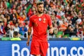 PORTO, PORTUGLAL - June 09, 2019: Football player during the UEFA Nations League Finals match between national team Portugal and Royalty Free Stock Photo