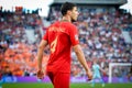 PORTO, PORTUGLAL - June 09, 2019: Ruben Dias player during the UEFA Nations League Finals match between national team Portugal and Royalty Free Stock Photo