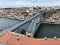 Porto River Bridge on the Douro River in Porto Portugal