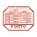 Porto, River Douro stamp