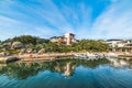 Porto Rotondo under a blue sky Royalty Free Stock Photo