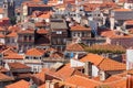 Porto\'s orange rooftops Royalty Free Stock Photo