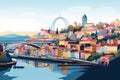 Porto\'s Vibrant Heart: Ribeira & Dom LuÃ­s I Bridge