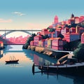 Porto\'s Vibrant Heart: Ribeira & Dom LuÃ­s I Bridge