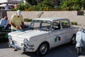 PORTO SANTO STEFANO, ITALY - 23 JUNE 2012: Due Mari Vintage Car Royalty Free Stock Photo