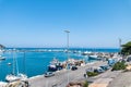 Porto Santo Stefano landscape seen from the port Royalty Free Stock Photo