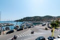 Porto Santo Stefano landscape seen from the port Royalty Free Stock Photo