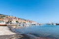 Porto Santo Stefano landscape seen from the port Royalty Free Stock Photo