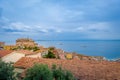 Porto Santo Stefano and old fortress Royalty Free Stock Photo