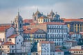 Porto, second-largest city in Portugal. Located along the Douro river estuary in Northern Portugal. Its historical core is a