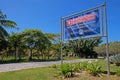 PORTO SEGURO, BAHIA, BRAZIL, AUGUST 29, 2018: Sign at the entrance of the luxury tropical Hotel Torre Resort