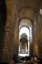 Porto, 21st July: Cathedral Se do Porto interior in Portugal