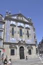 Porto, 21st July: Igreja de Santo Antonio dos Congregados Church in Downtown of Porto Portugal