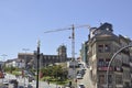 Porto, 21st July: Landscape with Praca Almeida Garrett Square and Cathedral Se from Downtown of Porto Portugal