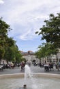 Porto, 21st July: Scene of Praca da Batalha Square in Porto City of Portugal