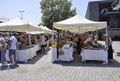 Porto, 22th July: Bazaar Market display on Cais de Gaia District from Porto Portugal