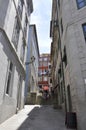 Porto, 22th July: Street view from Historic Ribeira Center of Porto in Portugal