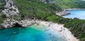 Porto Timoni, beach in Corfu