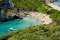 Porto Timoni, the best beach in Corfu island, Greece