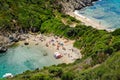 Porto Timoni, the most famous and beautifull beach in Corfu